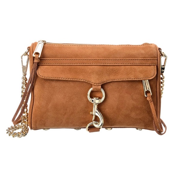Rebecca Minkoff Handbags - Rebecca Minkoff M.A.C. Mini Suede Crossbody in Nutmeg